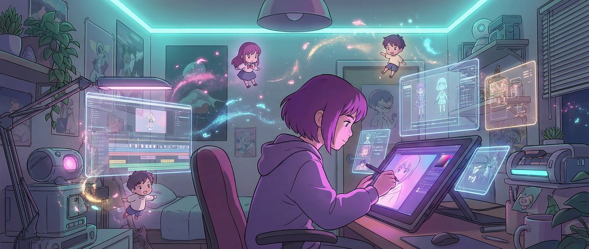 萝莉岛AI动漫创作工具